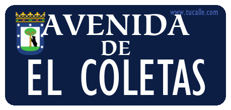 cartel_de_avenida-de-El Coletas_en_madrid_antiguo